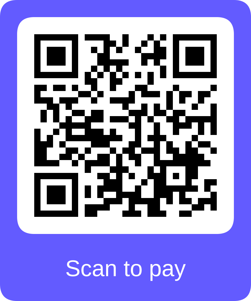 QR code to pay for Easy Sermon Hub subscription.